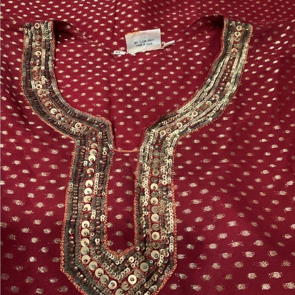 Indian Women Style Sleeveless Dress Top Size XL - Picture 5 of 9